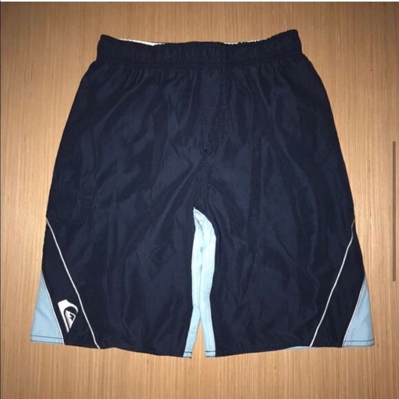 Quiksilver Kid's Blue Swimsuit Board Shorts - Picture 4 of 8